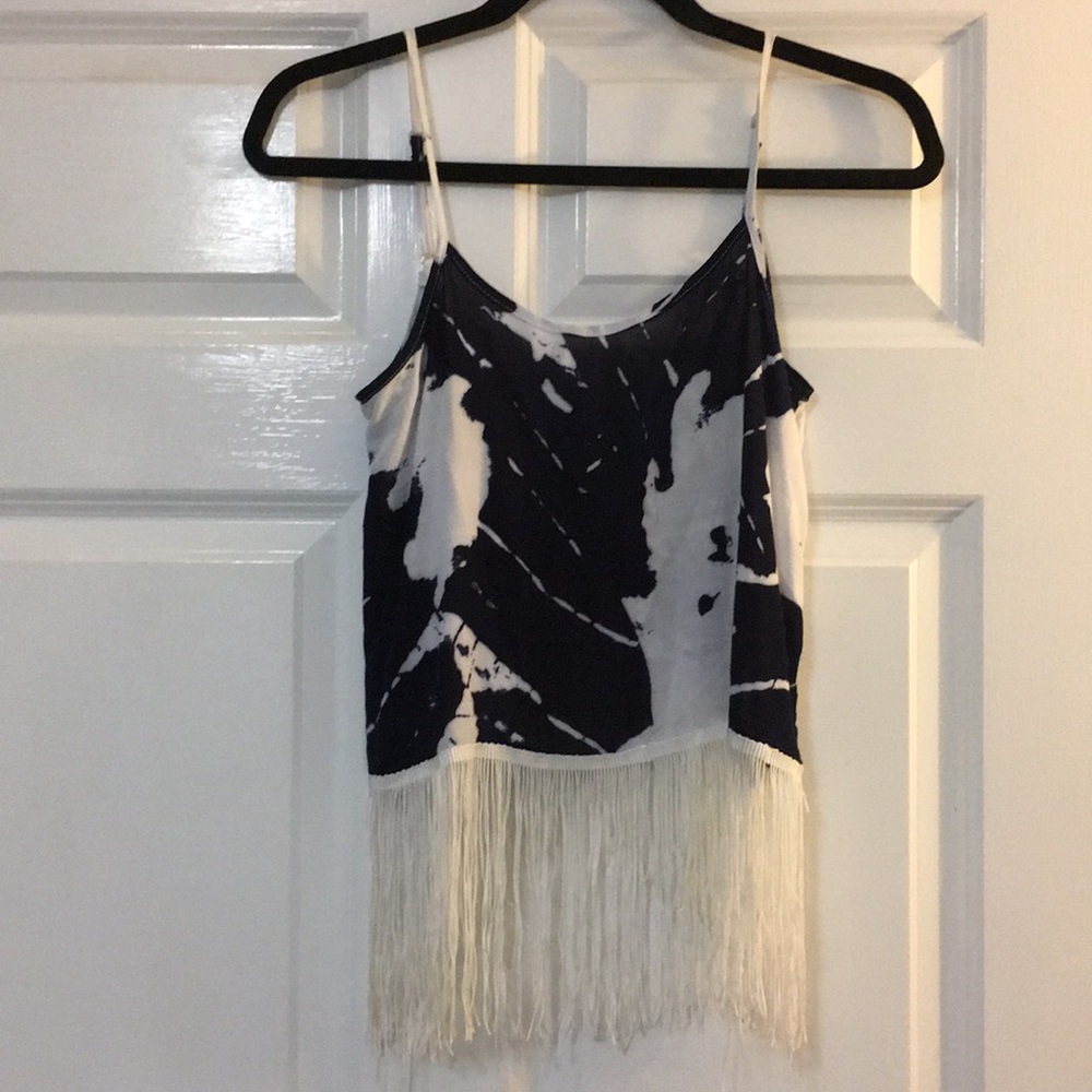 ❌SOLD❌  Tank top with fringe.